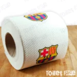 Barcelona Novelty Toilet Paper Product Image On A Stand|||||||
