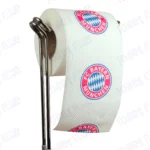 Bayern Munich Novelty Toilet Paper Product Image On A Stand|Bayern Munich Novelty Toilet Paper Product Image On It's Side|||||||