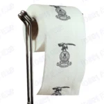 Inverness CT Novelty Toilet Paper Product Image On A Stand|Inverness CT Novelty Toilet Paper Product Image On It's Side|||||||||||||||