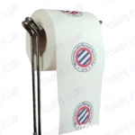 Montpellier Novelty Toilet Paper Product Image On A Stand|Montpellier Novelty Toilet Paper Product Image On It's Side|