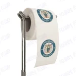 Stockport County Novelty Toilet Paper Product Image On A Stand|Stockport County Novelty Toilet Paper Product Image On It's Side|||||||||||||||