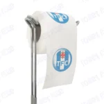 Toulouse Novelty Toilet Paper Product Image On A Stand|Toulouse Novelty Toilet Paper Product Image On It's Side