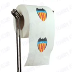 Valencia Novelty Toilet Paper Product Image On A Stand|Valencia Novelty Toilet Paper Product Image On It's Side|||||||