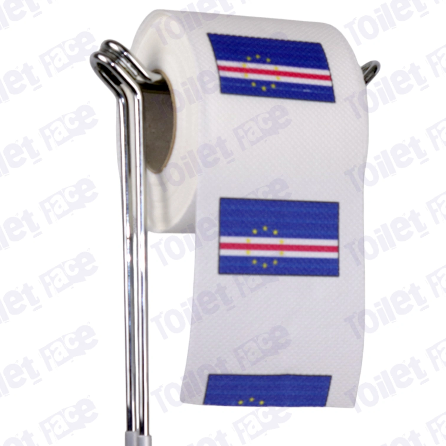 Cape_Verde-Image1_ cape verde flag novelty toilet paper on a holder