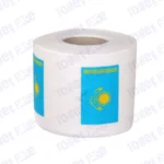 kazakhstan flag printed on novelty toilet paper roll