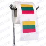 lithuania flag novelty toilet paper on a holder