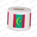 martinique flag printed on novelty toilet paper roll