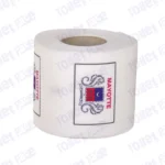 mayotte flag printed on novelty toilet paper roll
