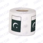 pakistan flag printed on novelty toilet paper roll