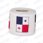 panama flag printed on novelty toilet paper roll
