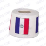 paraguay flag printed on novelty toilet paper roll