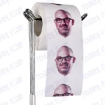 Daniel Risch Novelty Toilet Paper Product Image On A Stand