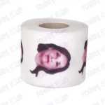 Dina Boluarte Novelty Toilet Paper Product Image On It's Side