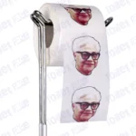 Fiamē Naomi Mataʻafa Novelty Toilet Paper Product Image On A Stand