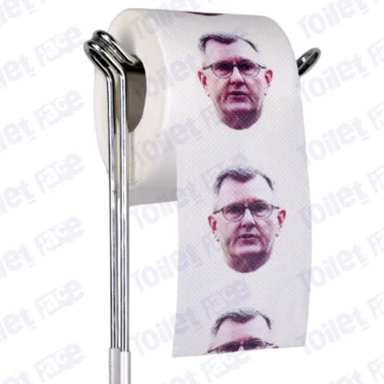 Jeffrey Donaldson Novelty Toilet Paper Product Image On A Stand