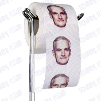 Jonas Gahr Støre Novelty Toilet Paper Product Image On A Stand