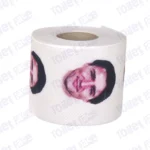 Justin Trudeau Novelty Toilet Paper Product Image On It's Side