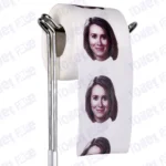 Kaja Kallas Novelty Toilet Paper Product Image On A Stand