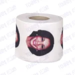 Kamala Harris Novelty Toilet Paper Product Image On It's Side