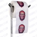 Kwasi Kwarteng Novelty Toilet Paper Product Image On A Stand