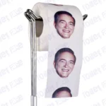 Laurentino Cortizo Novelty Toilet Paper Product Image On A Stand