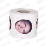 Laurentino Cortizo Novelty Toilet Paper Product Image On It's Side
