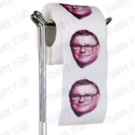 Mark Francois Novelty Toilet Paper Product Image On A Stand