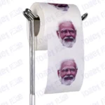 Narendra Modi Novelty Toilet Paper Product Image On A Stand