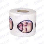 Nayib Bukele Novelty Toilet Paper Product Image On It's Side