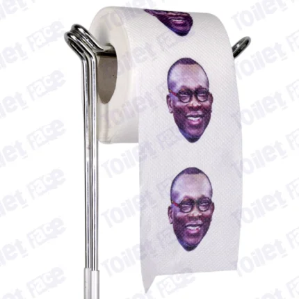 Patrice Talon Novelty Toilet Paper Product Image On A Stand
