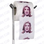 Penny Mordaunt Novelty Toilet Paper Product Image On A Stand