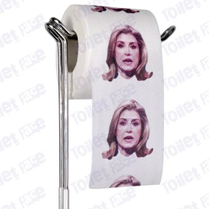 Penny Mordaunt Novelty Toilet Paper Product Image On A Stand