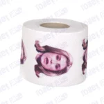 Penny Mordaunt Novelty Toilet Paper Product Image On It's Side