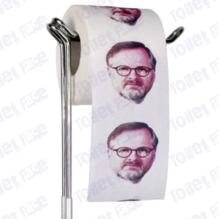 Petr Fiala Novelty Toilet Paper Product Image On A Stand