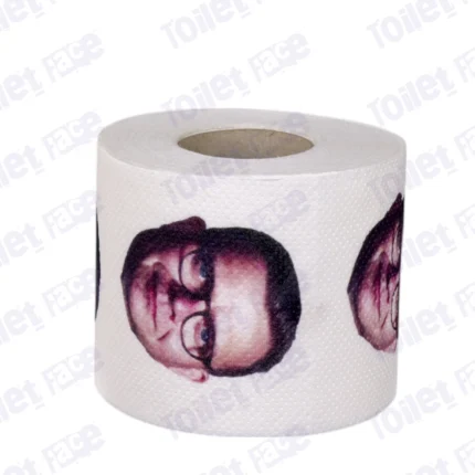 Petteri Orpo Novelty Toilet Paper Product Image On A Stand