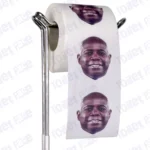 Philip Davis Novelty Toilet Paper Product Image On A Stand