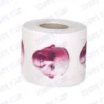 Pope Francis Novelty Toilet Paper Product Image On It's Side