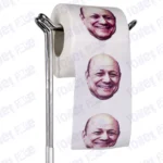 Rashad al-Alimi Novelty Toilet Paper Product Image On A Stand