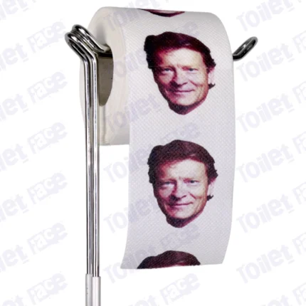 Richard Tice Novelty Toilet Paper Product Image On A Stand