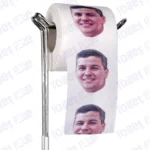Santiago Peña Novelty Toilet Paper Product Image On A Stand