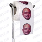 Siaosi Sovaleni Novelty Toilet Paper Product Image On A Stand