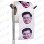 Thongloun Sisoulith Novelty Toilet Paper Product Image On A Stand